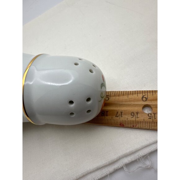 Porcelain Strawberry Motif Sugar Shaker With 22K Gold Trim - Picture 7 of 8